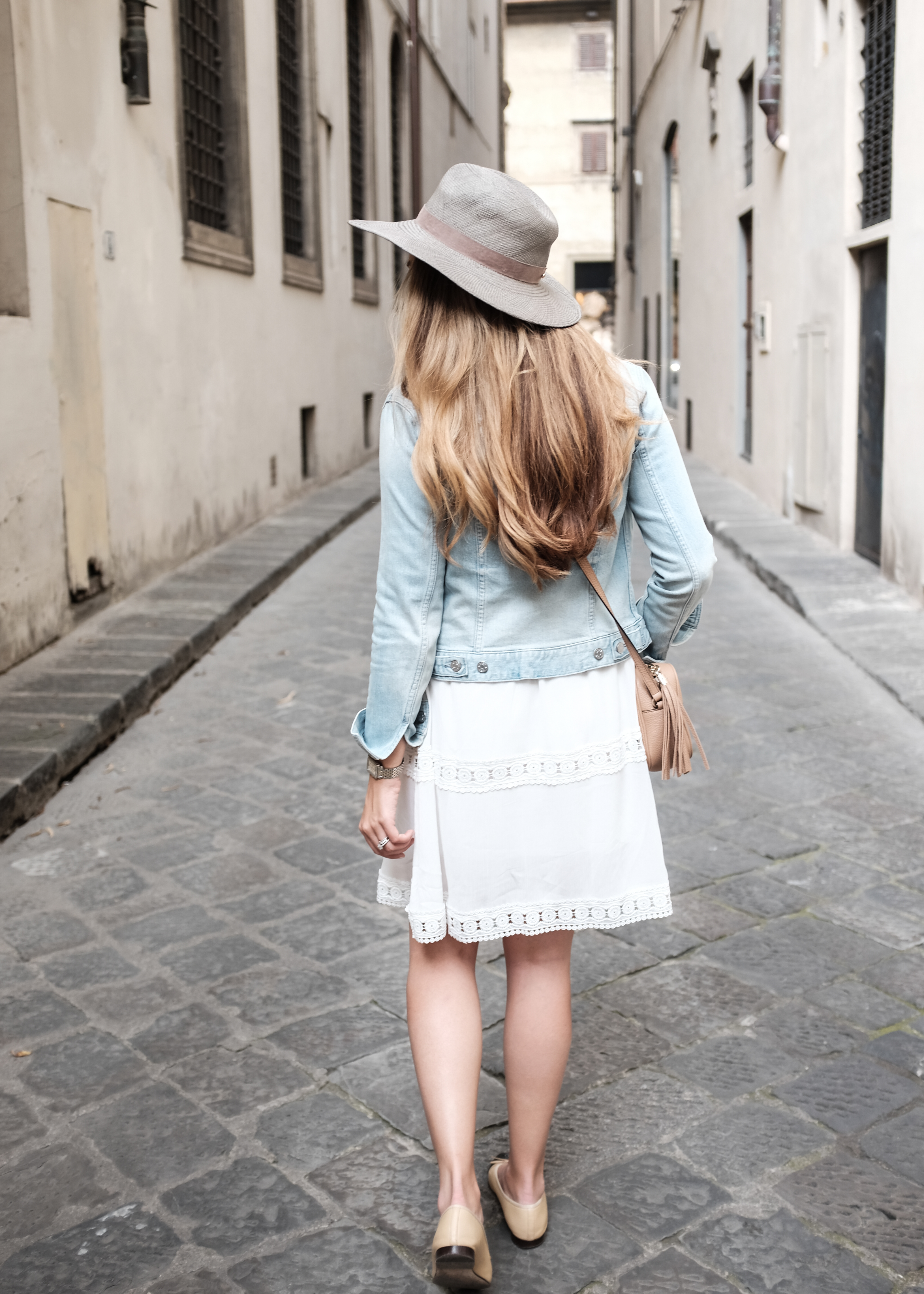 Denim Jacket with Summer Dress Outfit Ideas 