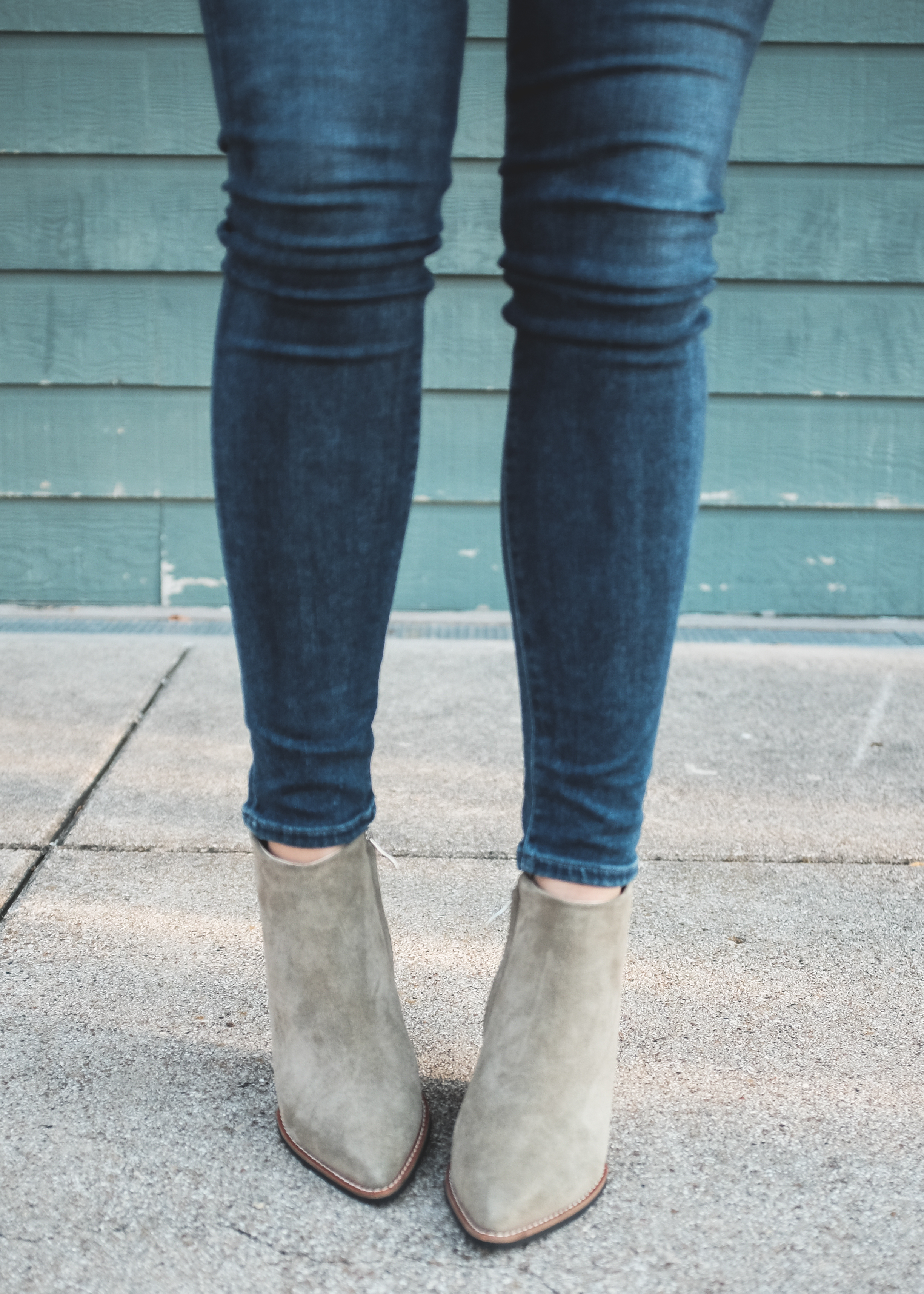 suede booties 