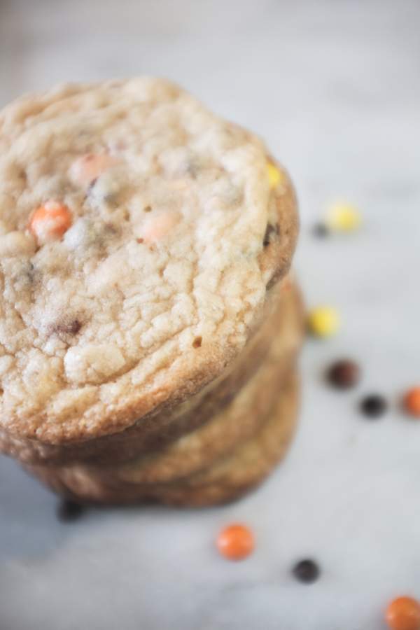 Reese's Pieces Chocolate Chip Cookies