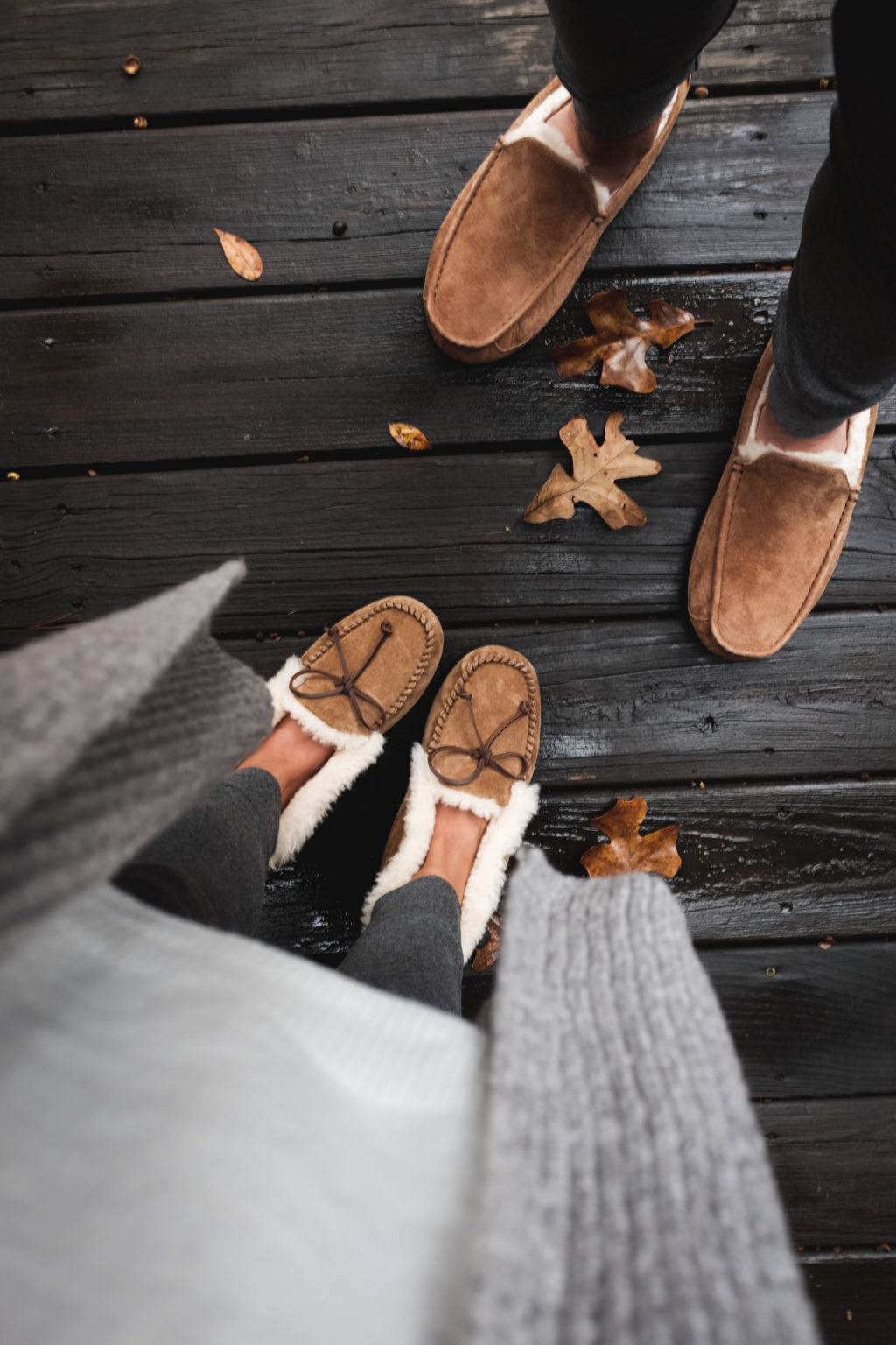 slippers and cozy loungewear