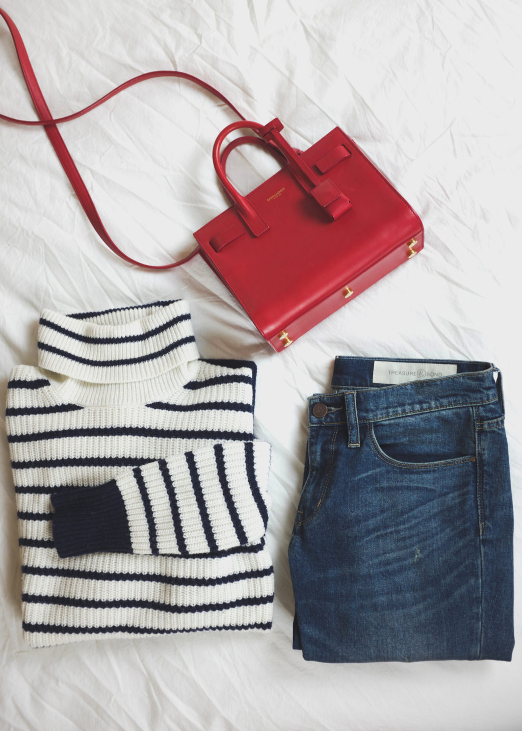 Striped Turtleneck 