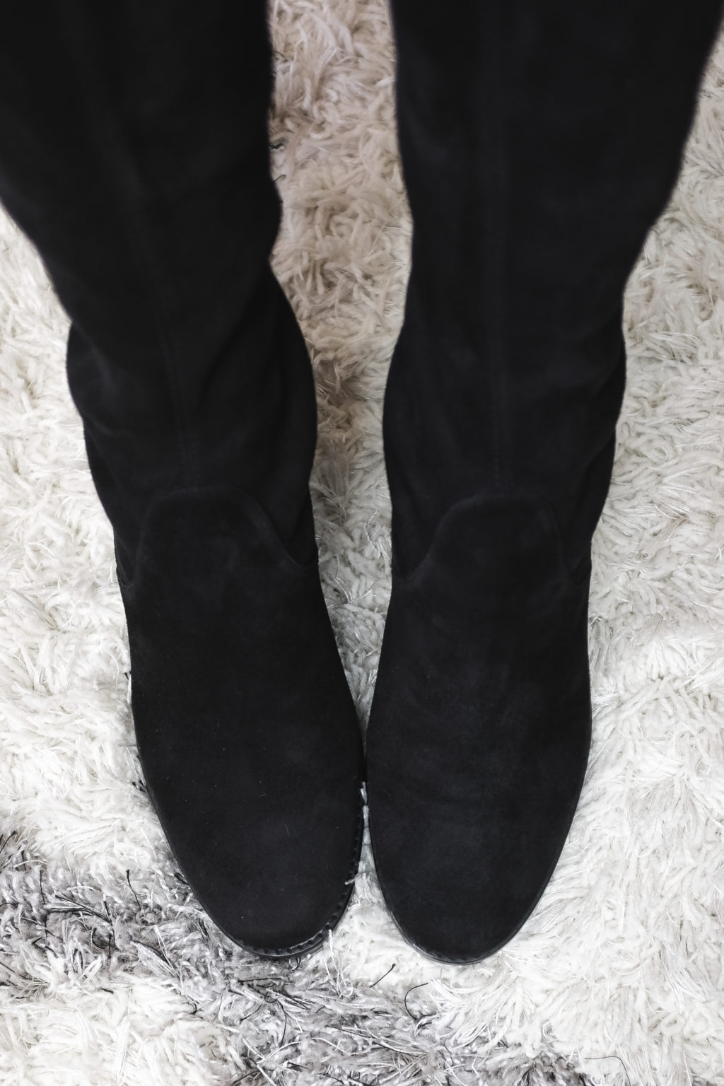black suede boots
