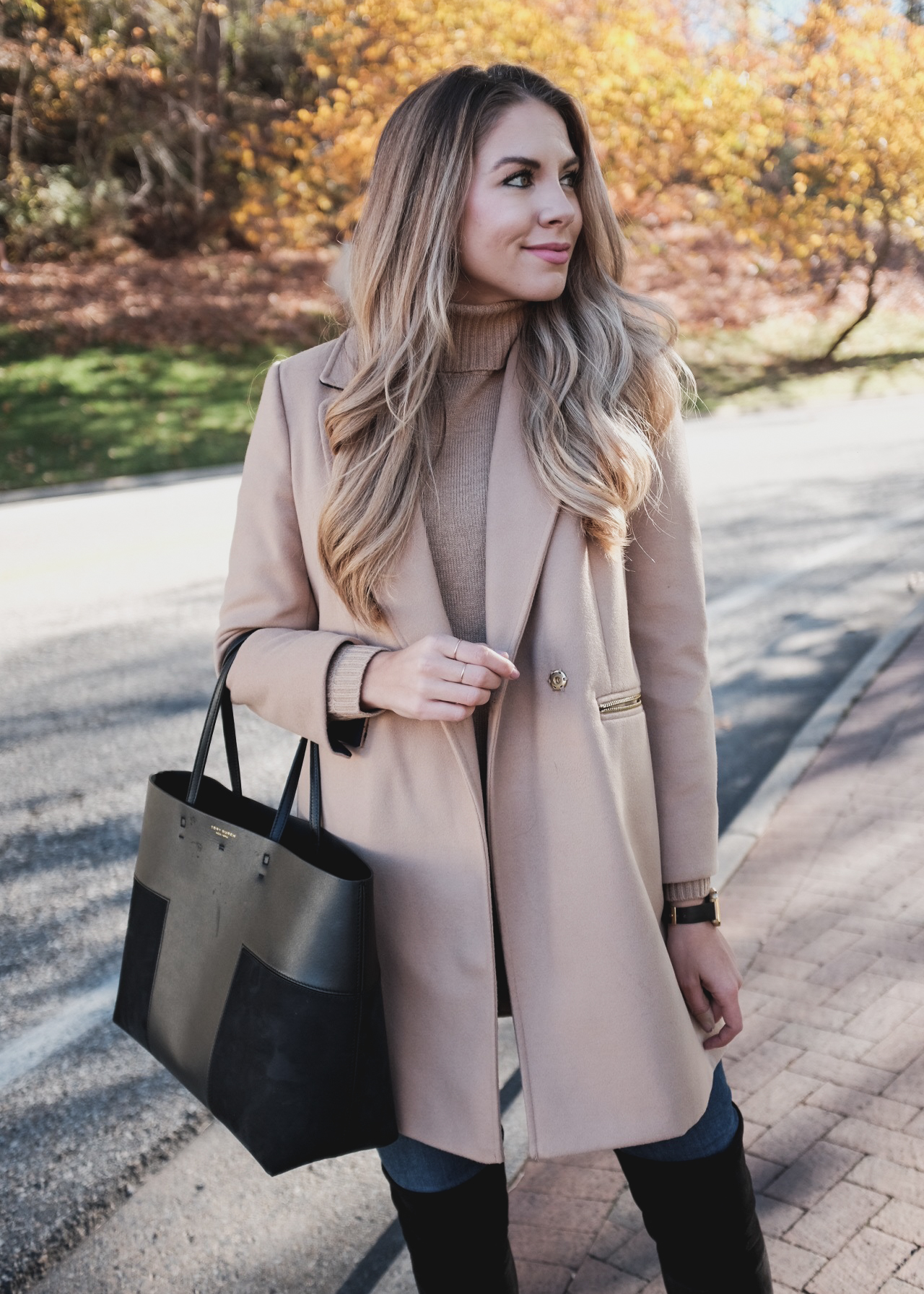 Camel Coat Fall Outfit 