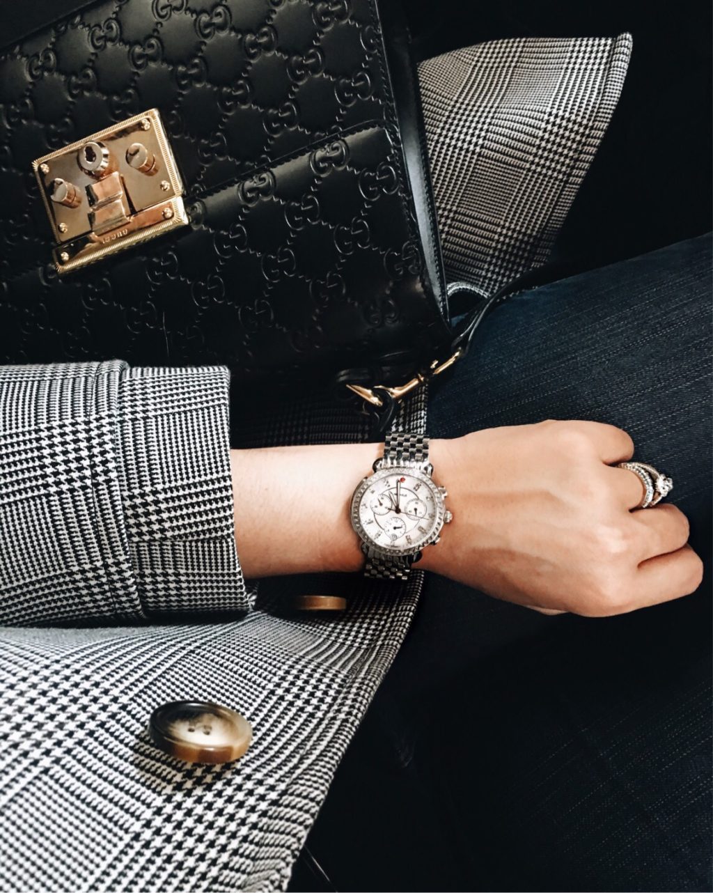 Michele watch and Gucci Bag