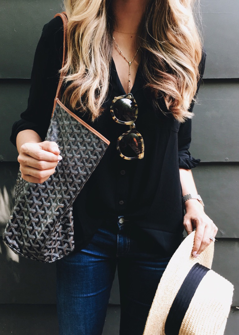 Black Blouse Outfit 