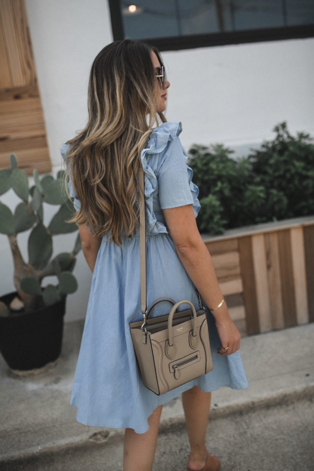 chambray dress