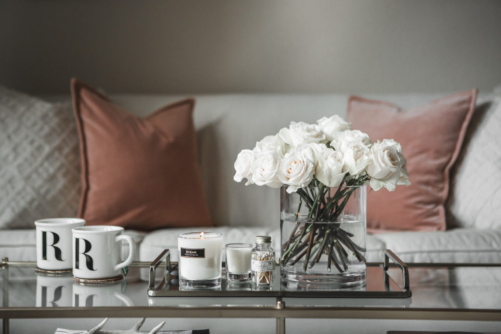 Pottery Barn Coffee Table Decor