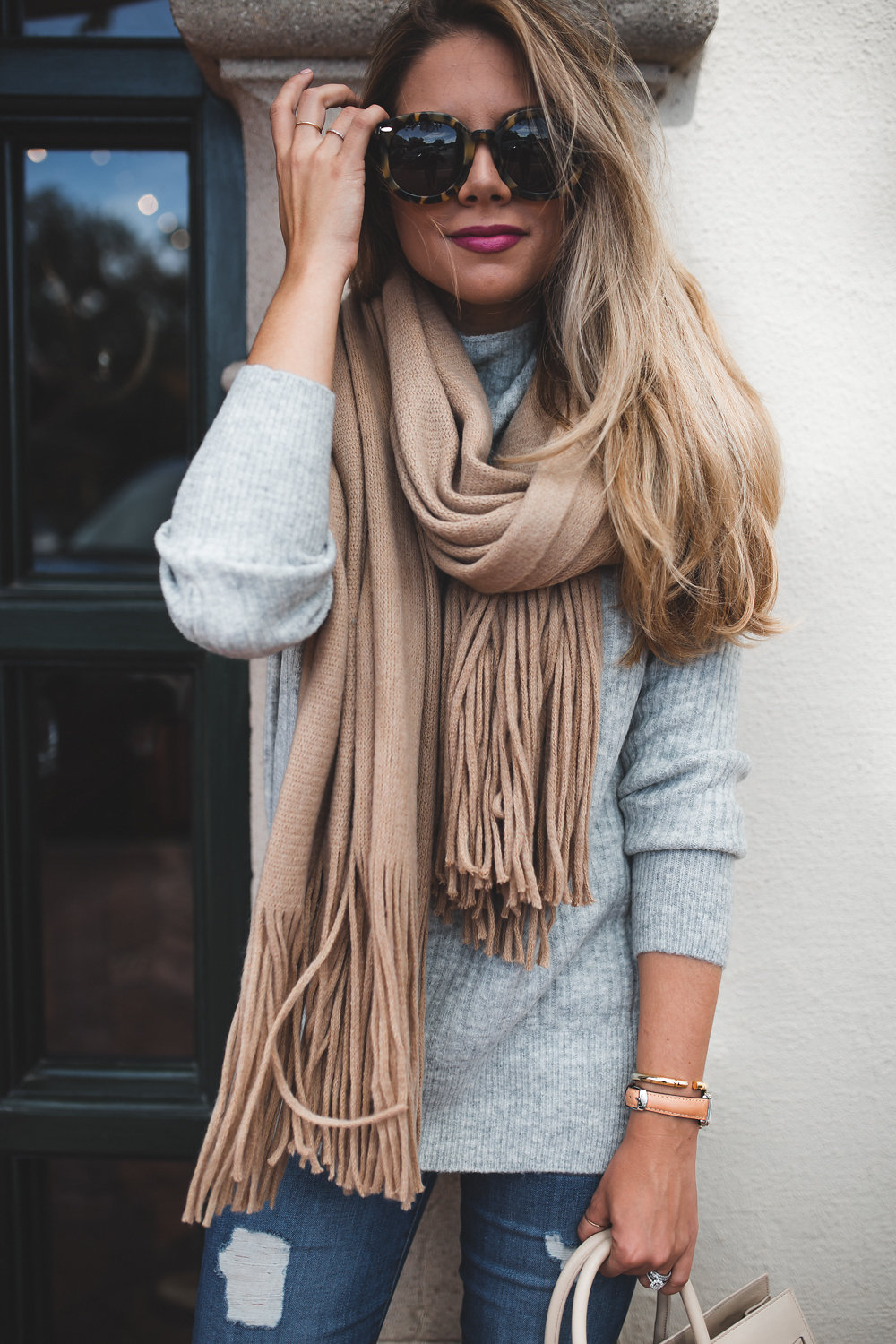 Fringe Scarf under $50