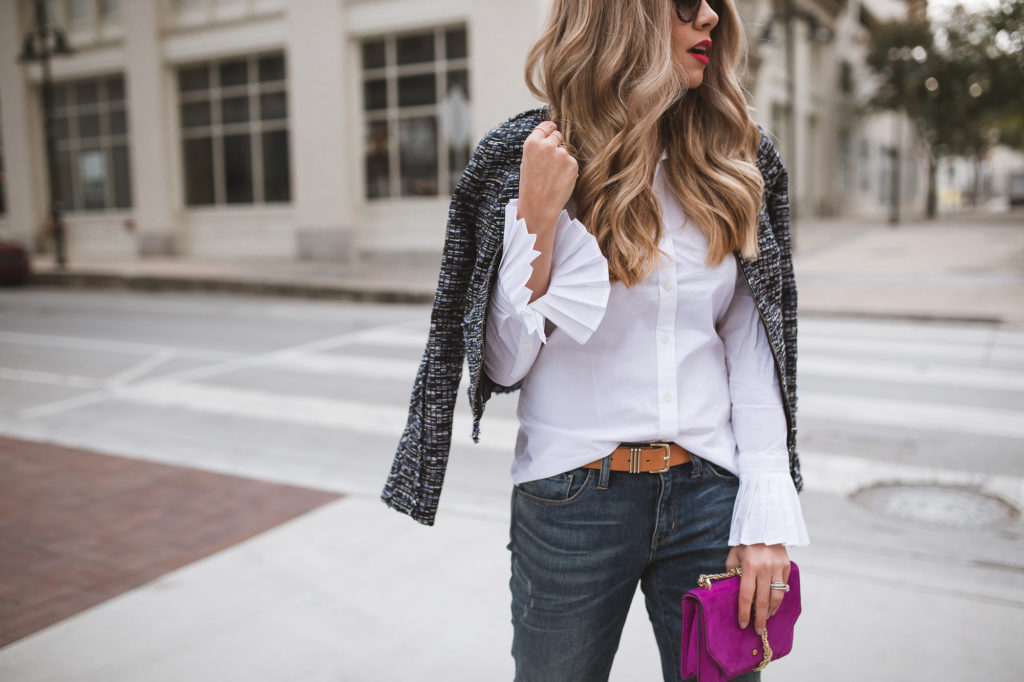 White Button Down Shirt Outfit 