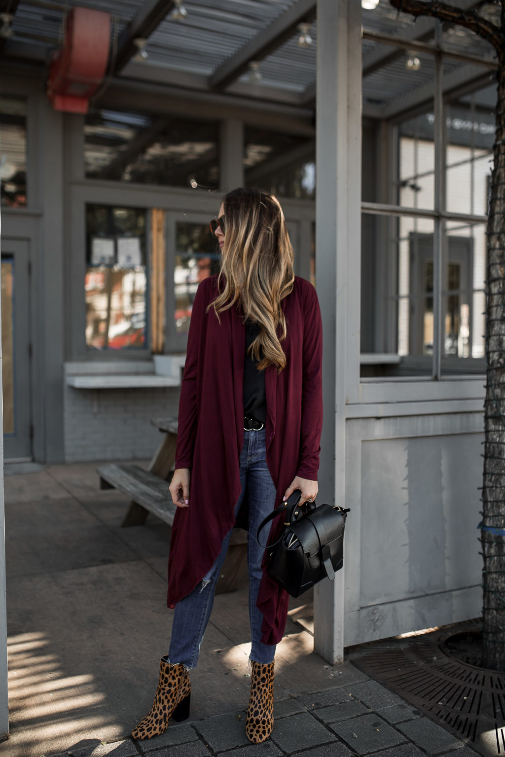 Maroon $16 cardigan