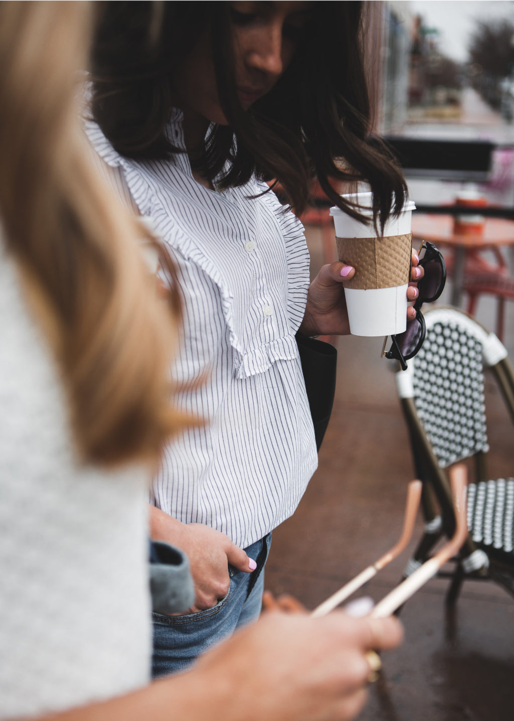 Striped Button Down Shirt 