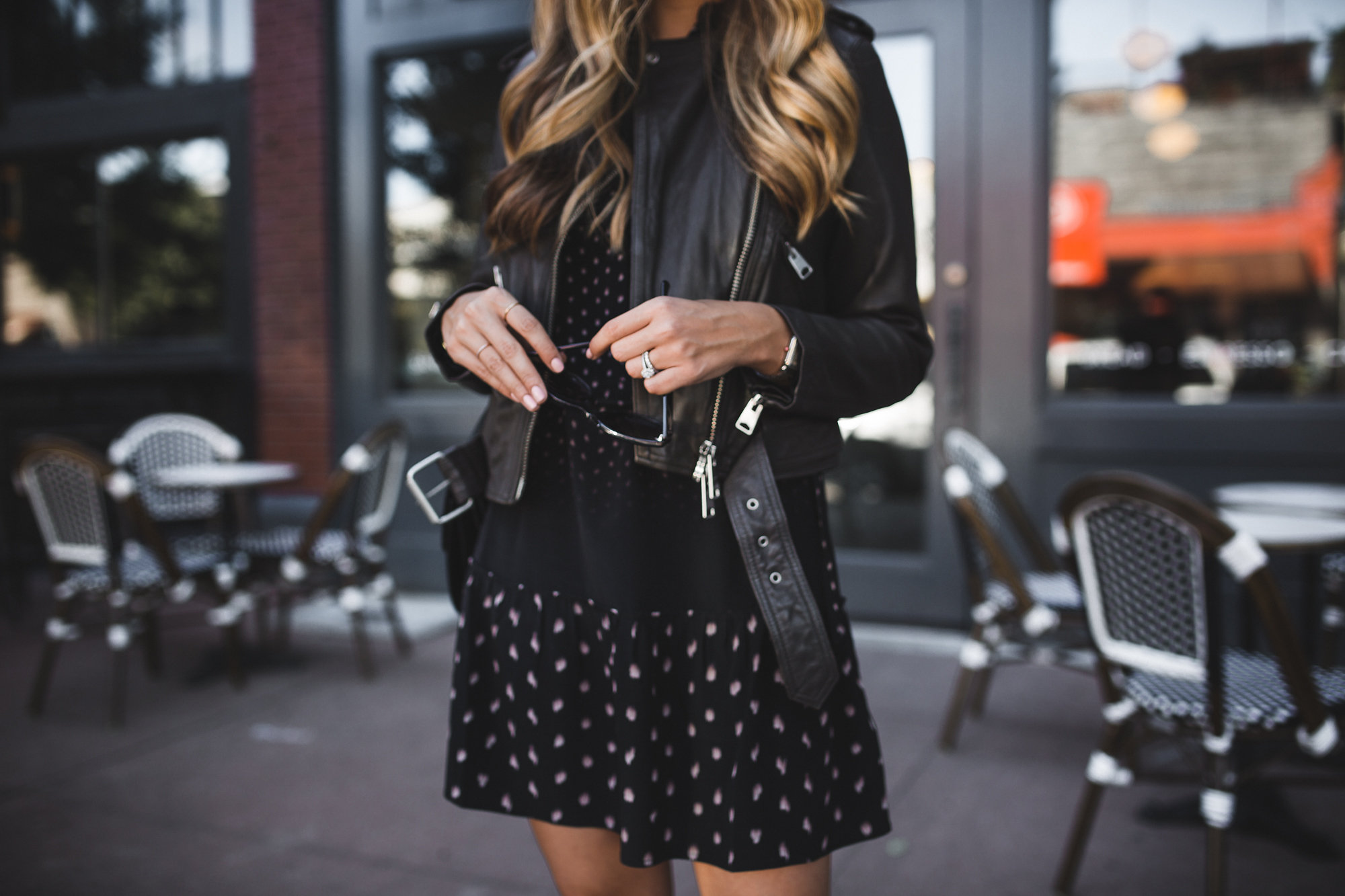 Leather Moto Jacket Outfit 
