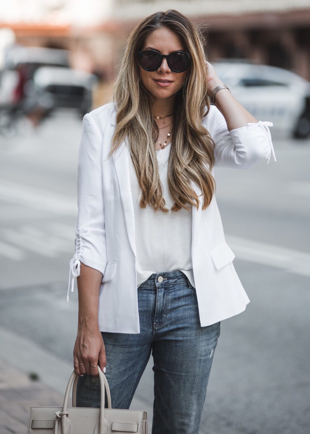 White Blazer Outfit