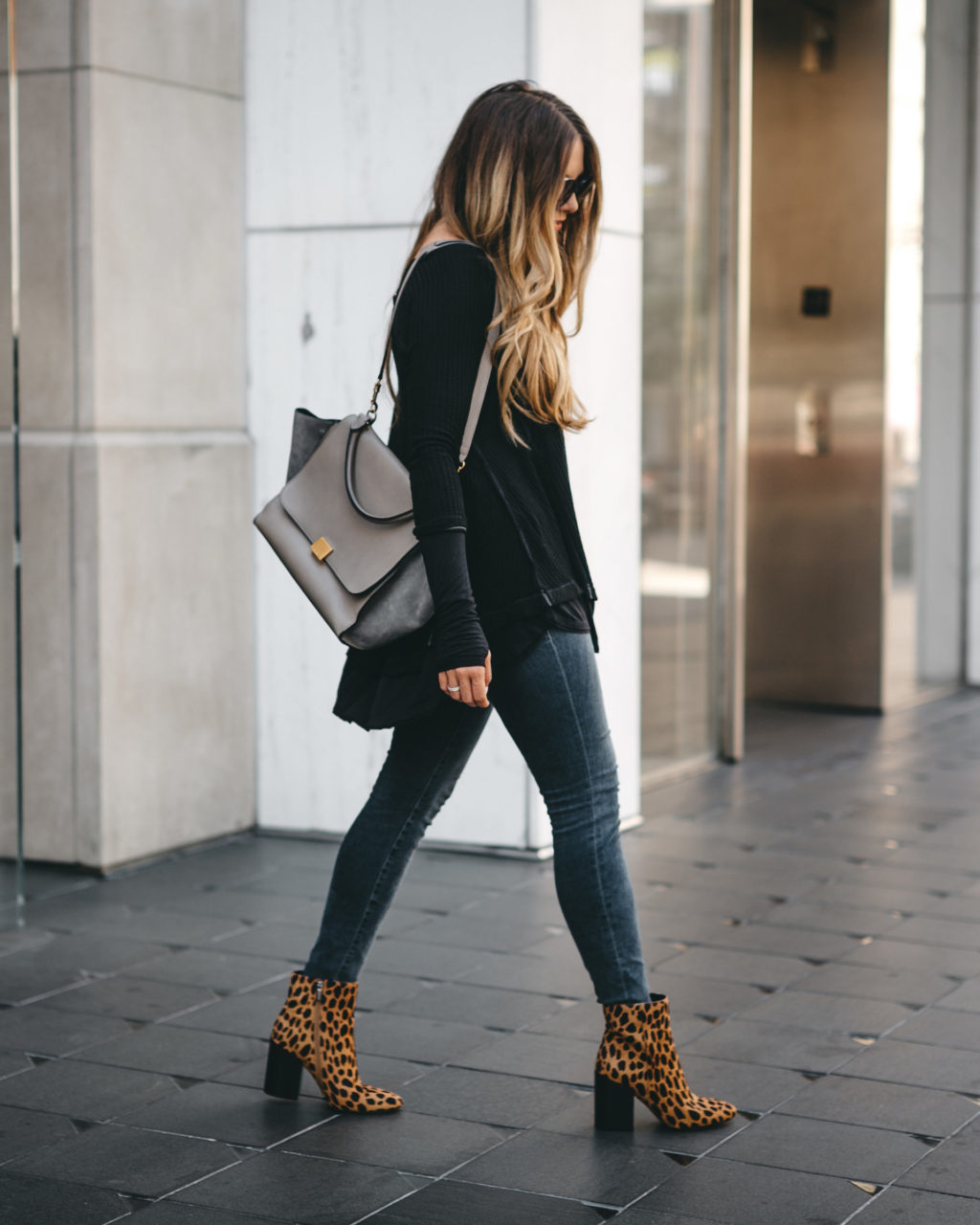 statement leopard booties