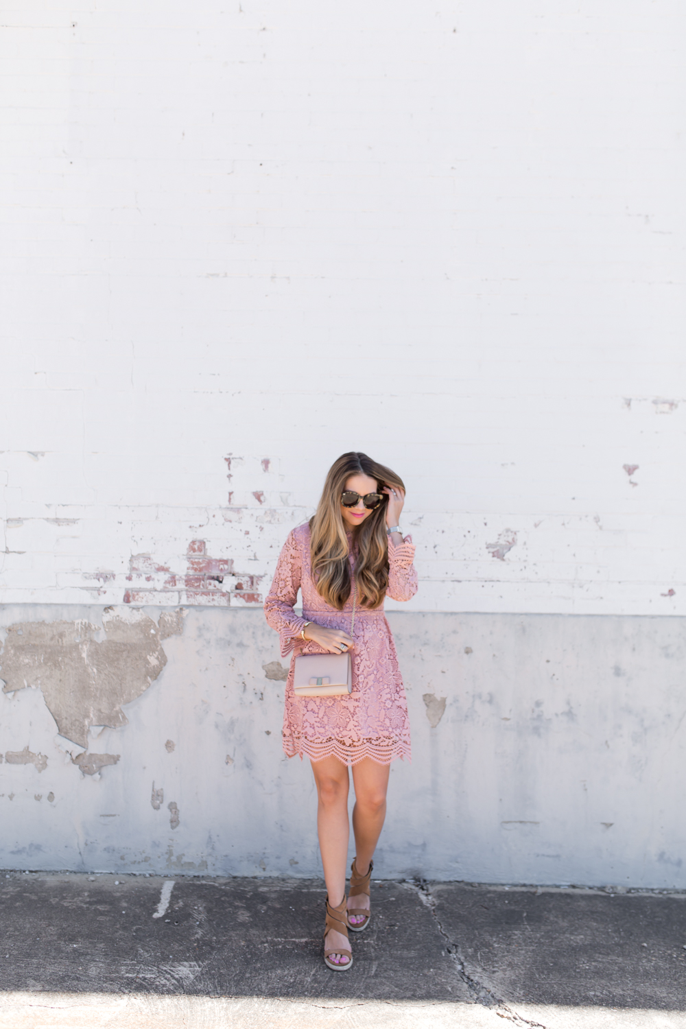 Pink Lace Dress The Teacher Diva A Dallas Fashion Blog Featuring