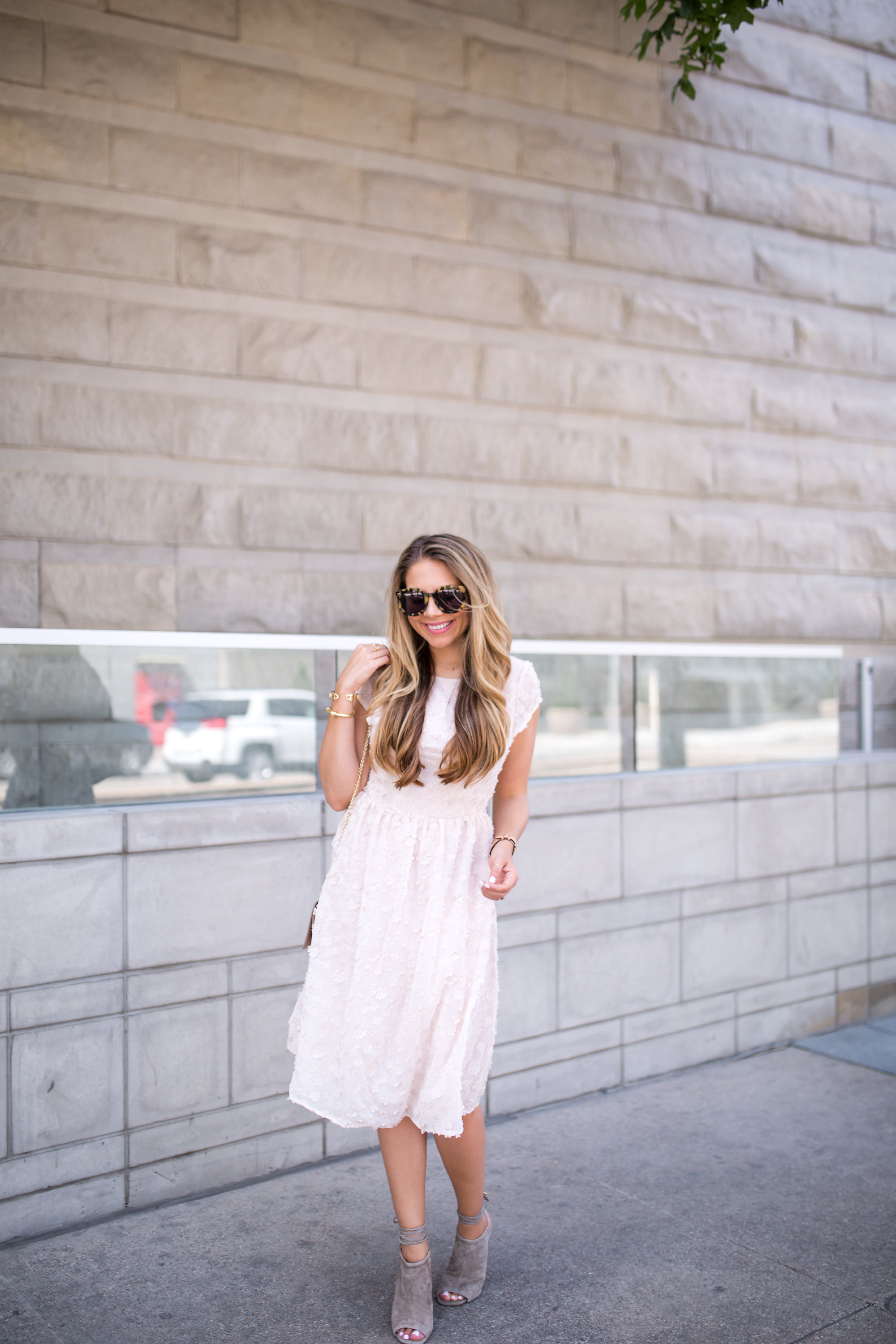 Ashley Robertson Pink Dress