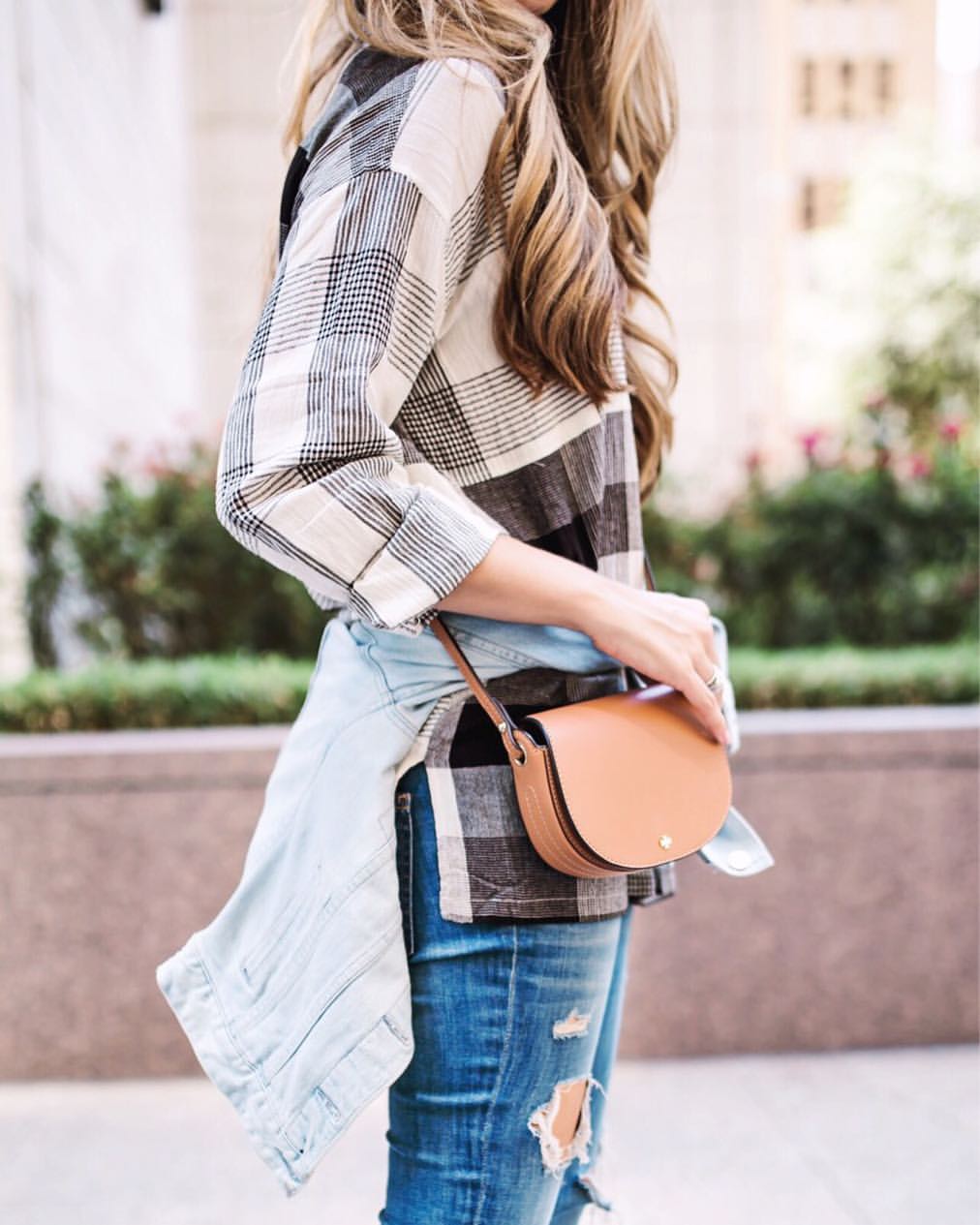 Topshop Checkered Shirt Street Style 