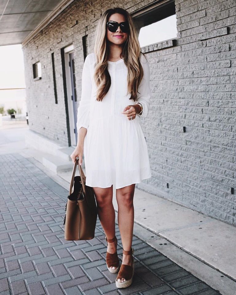 Hinge White Lace Dress