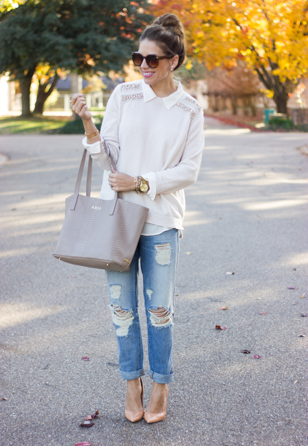 Embellished Sweater