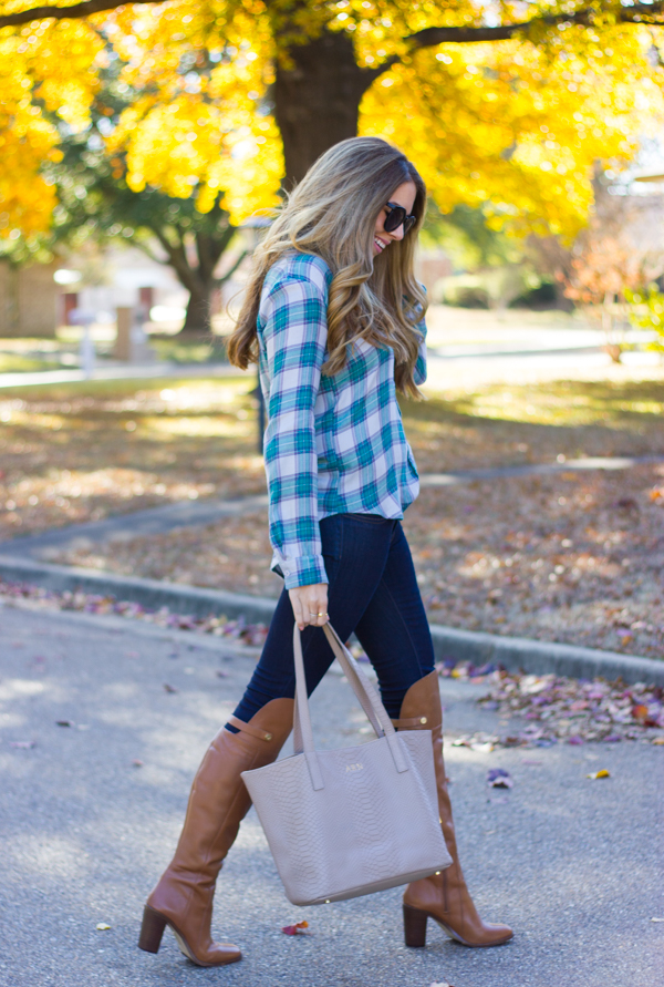 Green Plaid Shirt