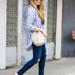 Striped Boyfriend Blouse