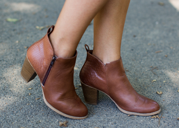 brown booties