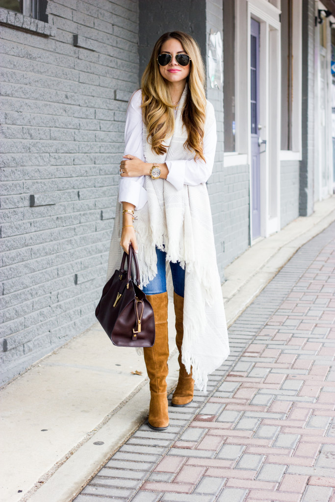 brown over the knee boots