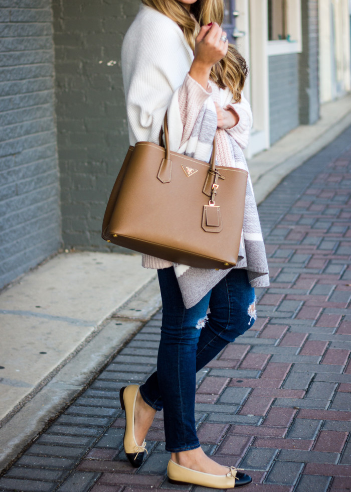 brown leather purse