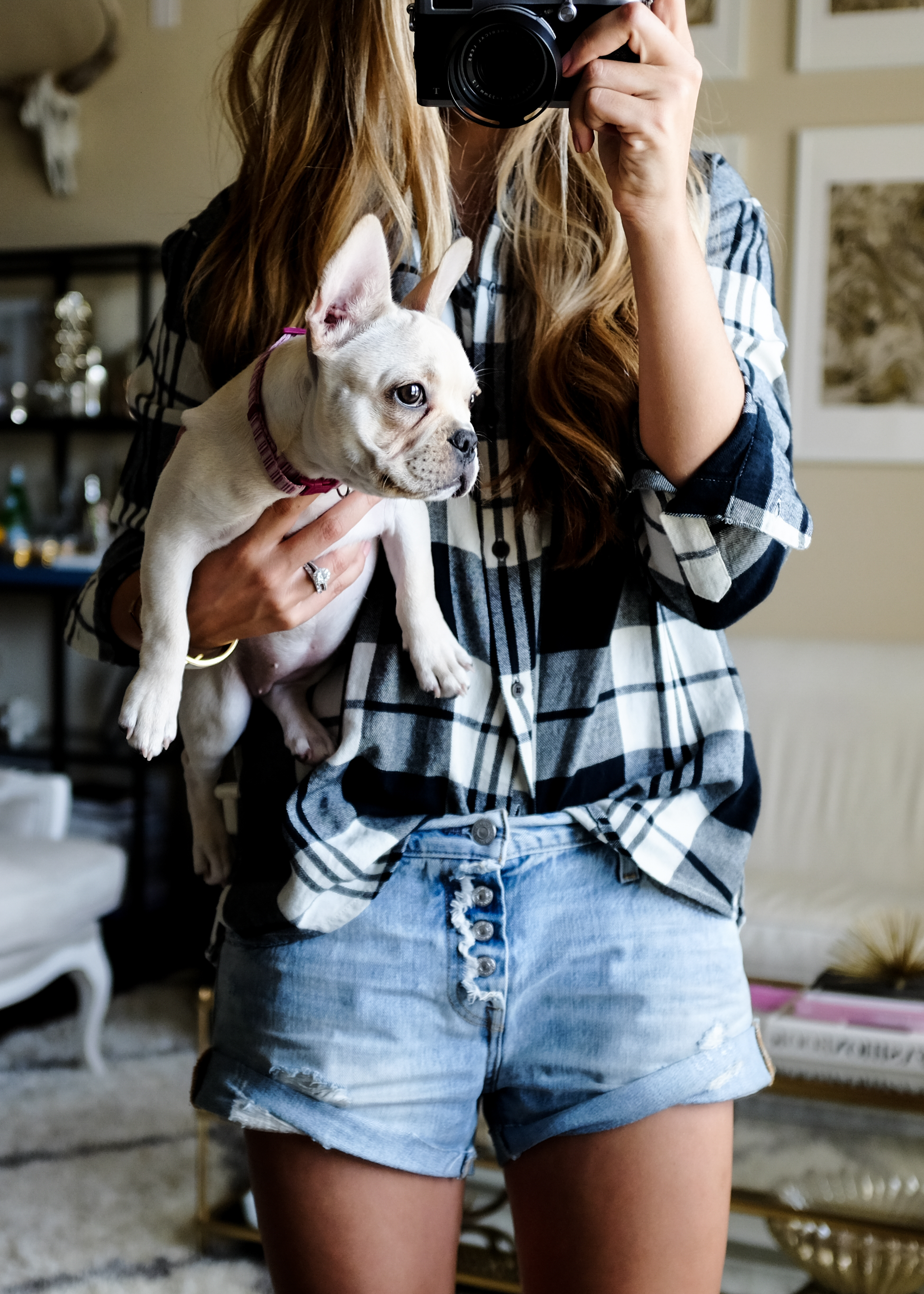 Madewell Plaid Shirt and Shorts 