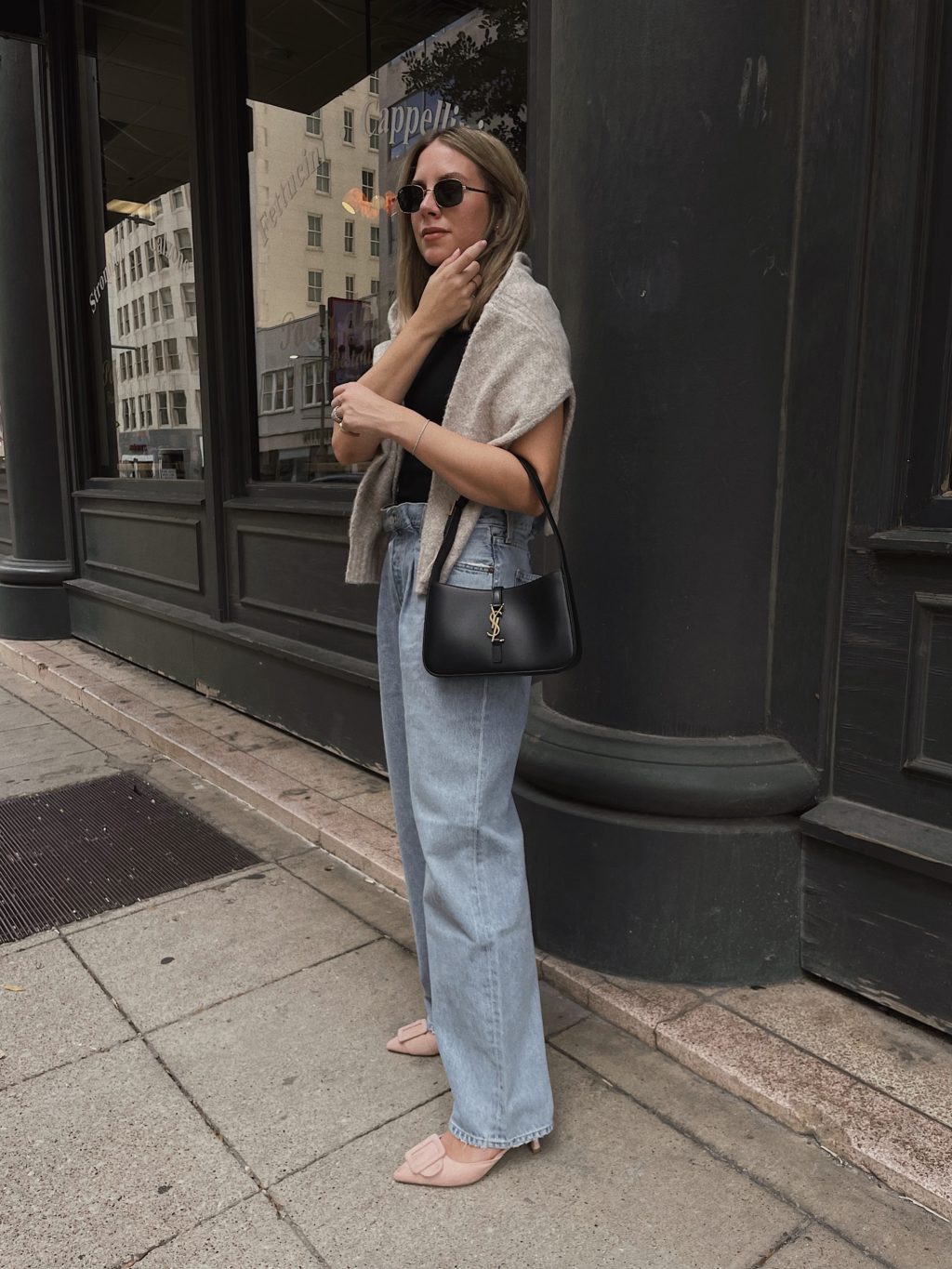 How I'm Styling Baggy Jeans  The Teacher Diva: a Dallas Fashion
