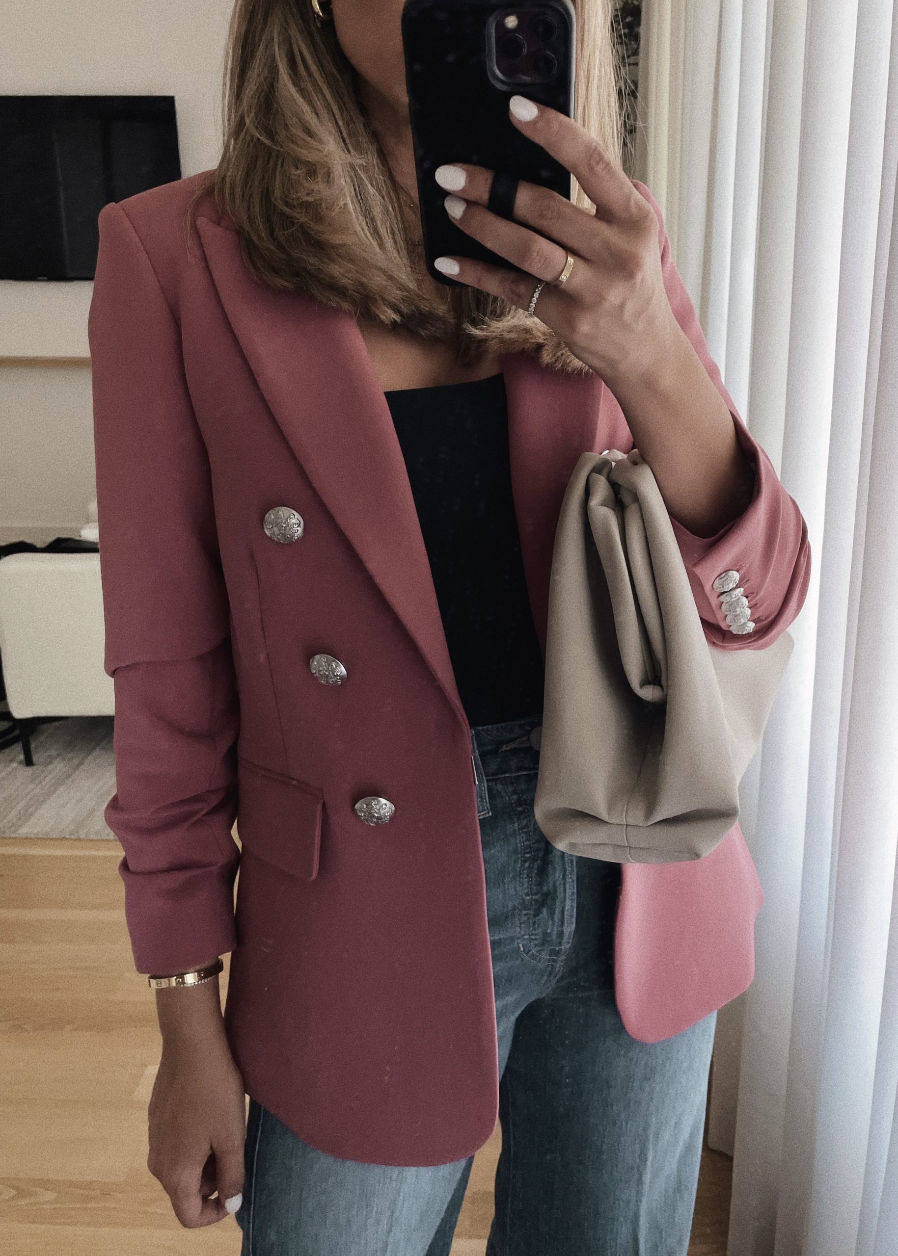 Veronica Beard Pink Blazer 