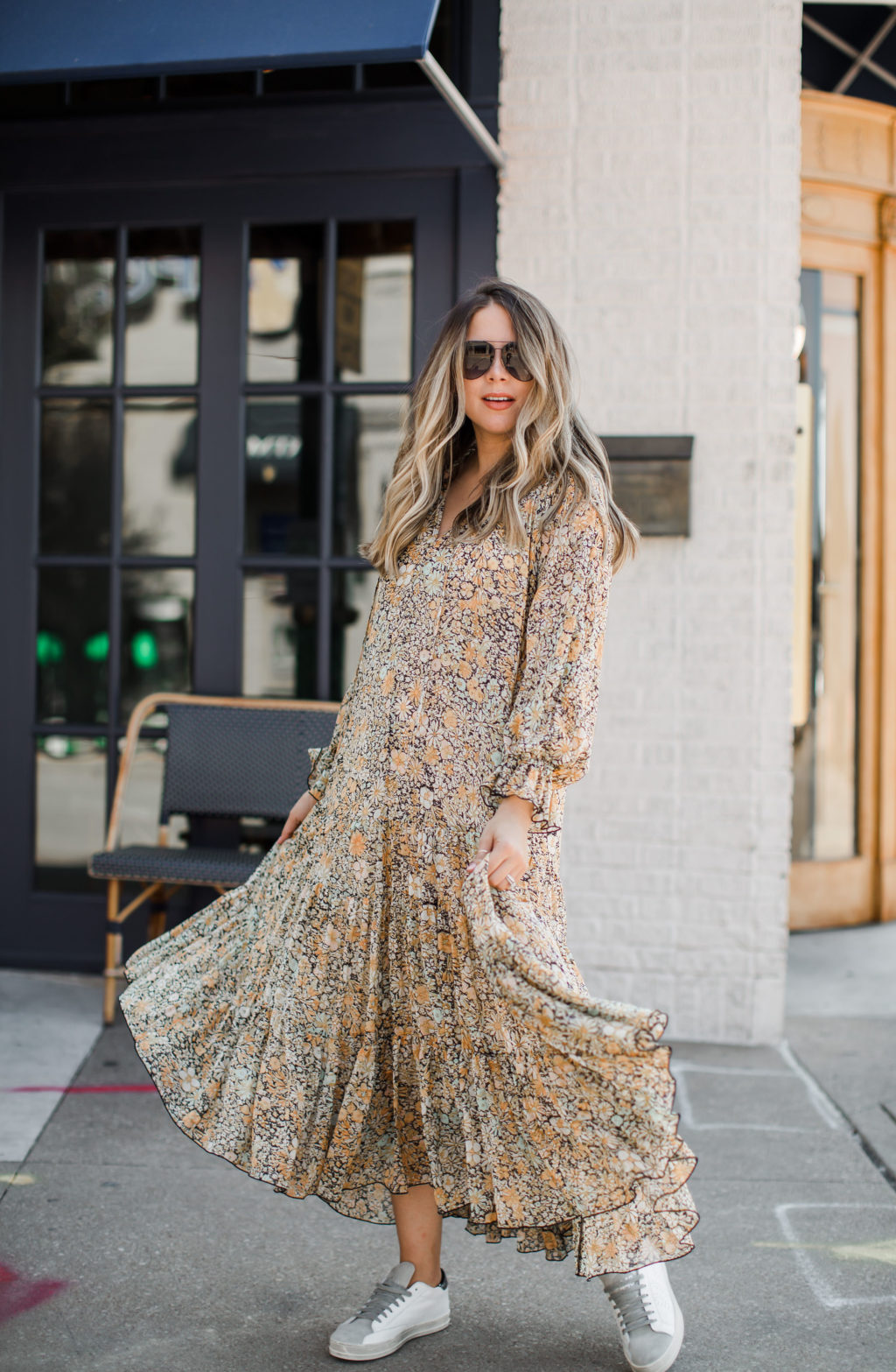 Fall Shopping 10 Maxi Dresses to Pair with Sneakers The Teacher Diva a Dallas Fashion Blog featuring Beauty Lifestyle