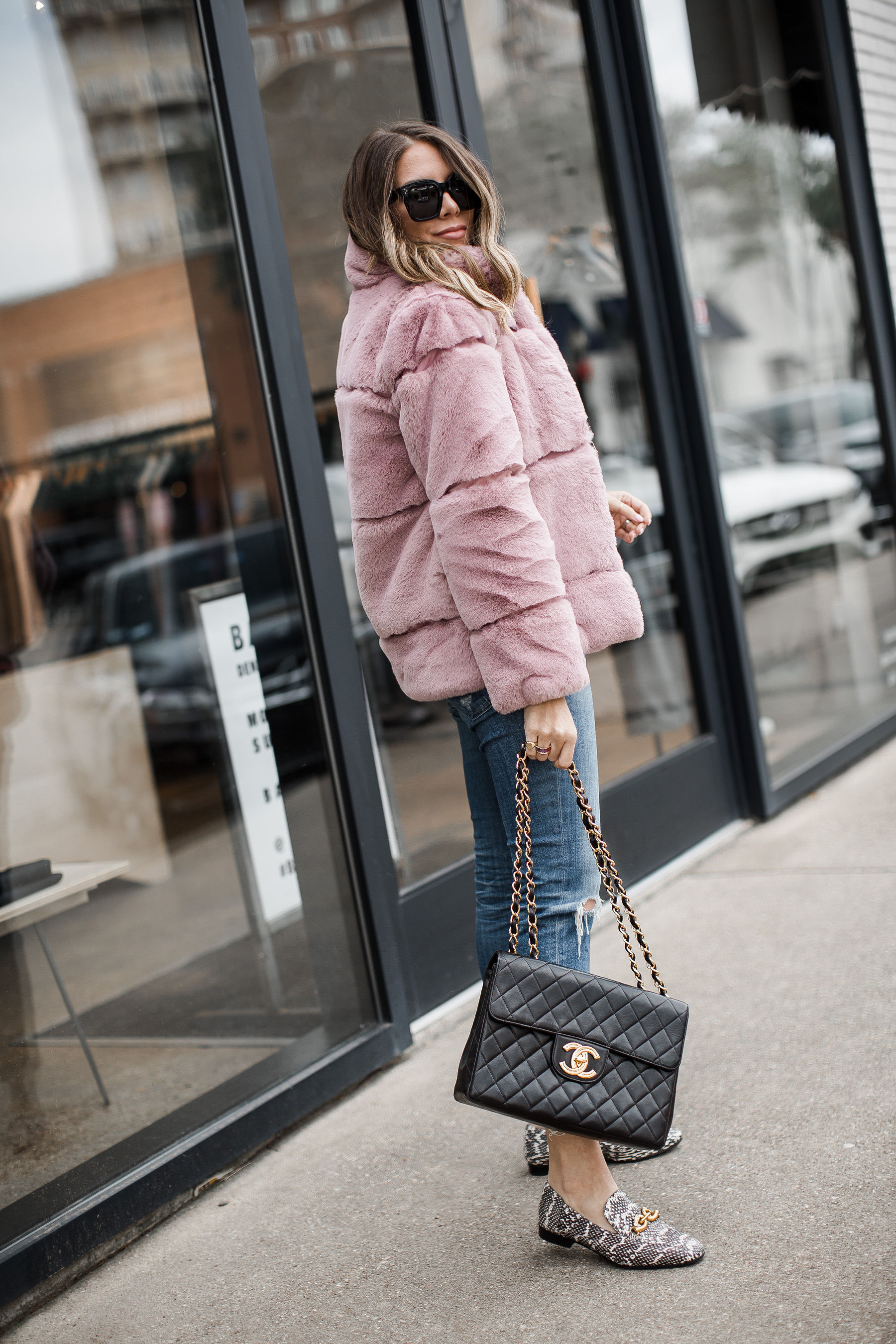 Gucci Tan Faux Fur Coat: The Best Faux Fur Coat Of The Season