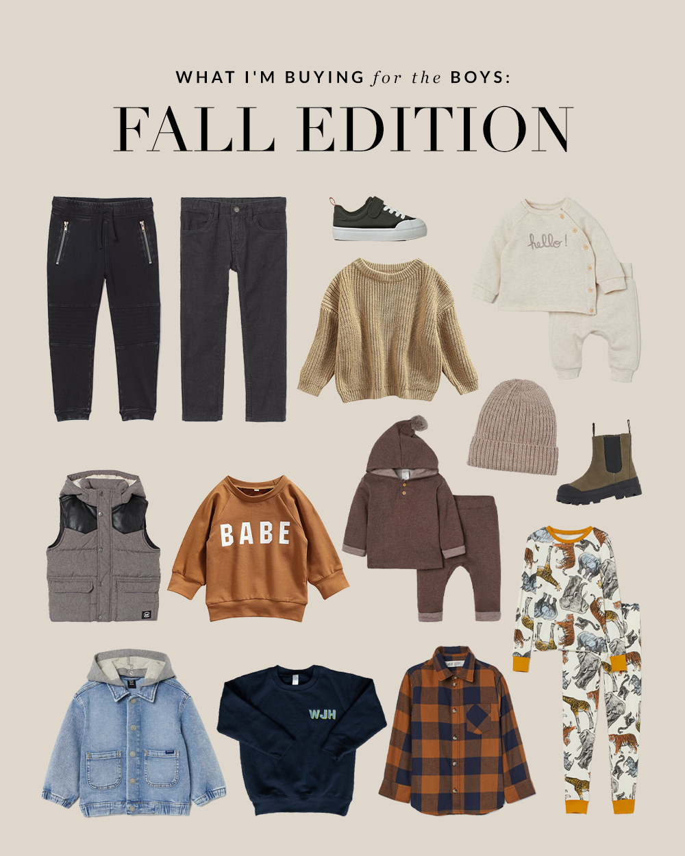 What I’m Buying for the Boys: Fall Edition