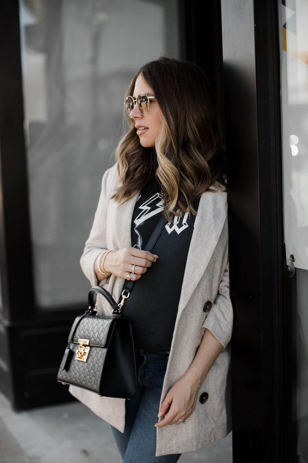 A Spring Blazer + Graphic Tee = My Favorite Combo