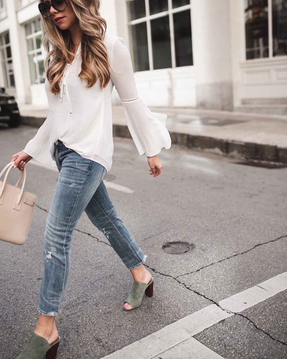 The Bell Sleeve Blouse You’ll Wear All Season