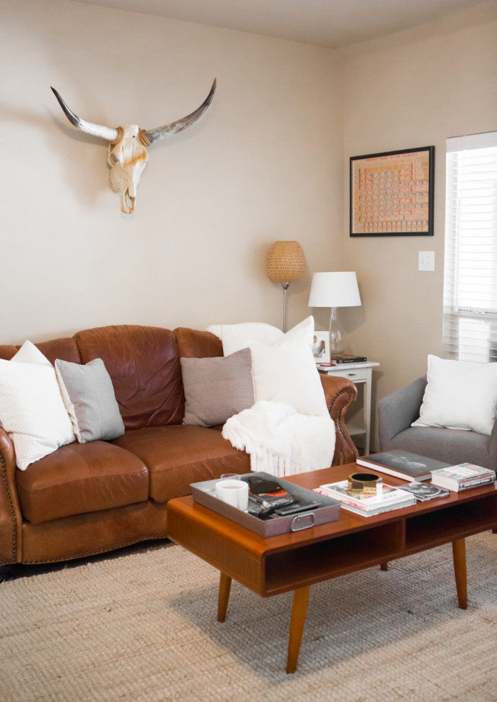 Cow Skull Living Room