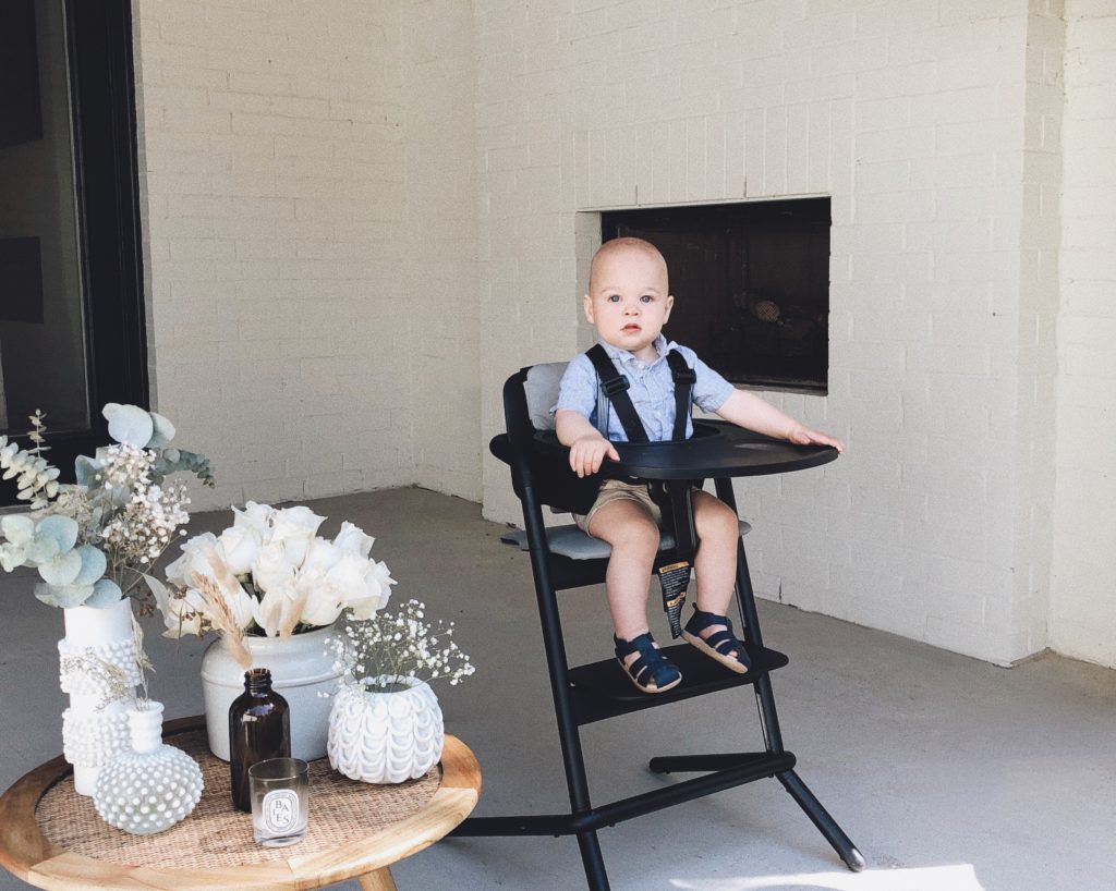 cyber black highchair 