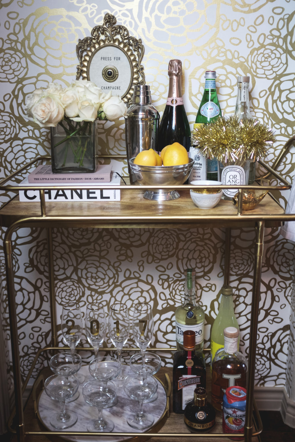 Target Bar Cart Styling 