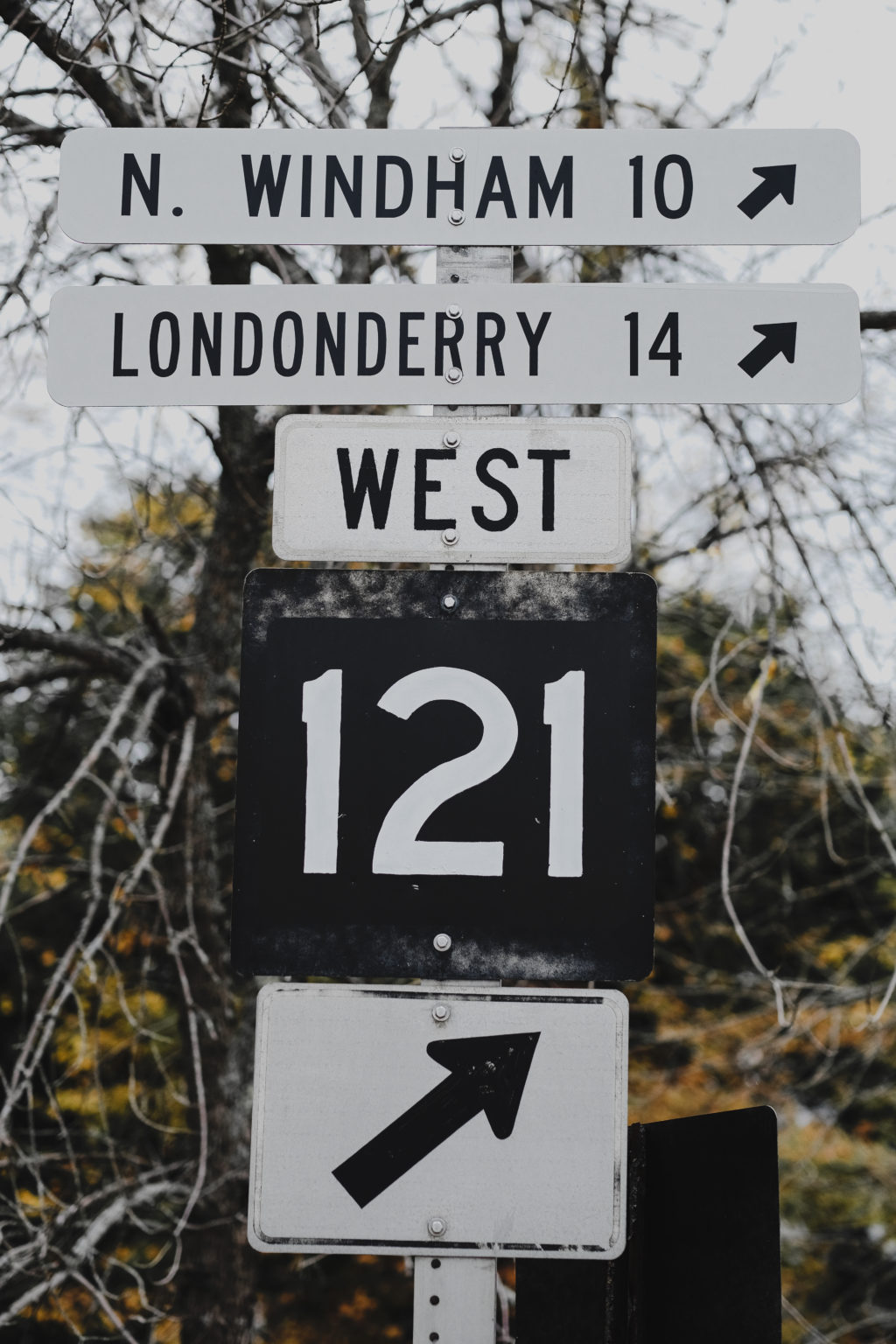 Vermont Road Trip Signs