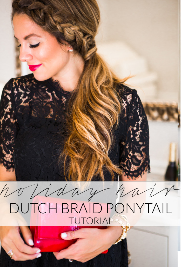 Dutch Braid Ponytail Tutorial + Giveaway