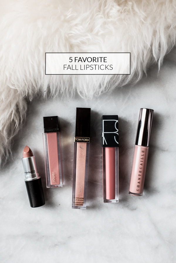 5 Favorite Fall Lipsticks