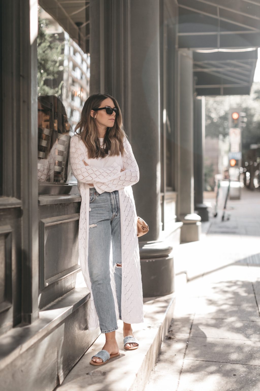 White Duster Outfit