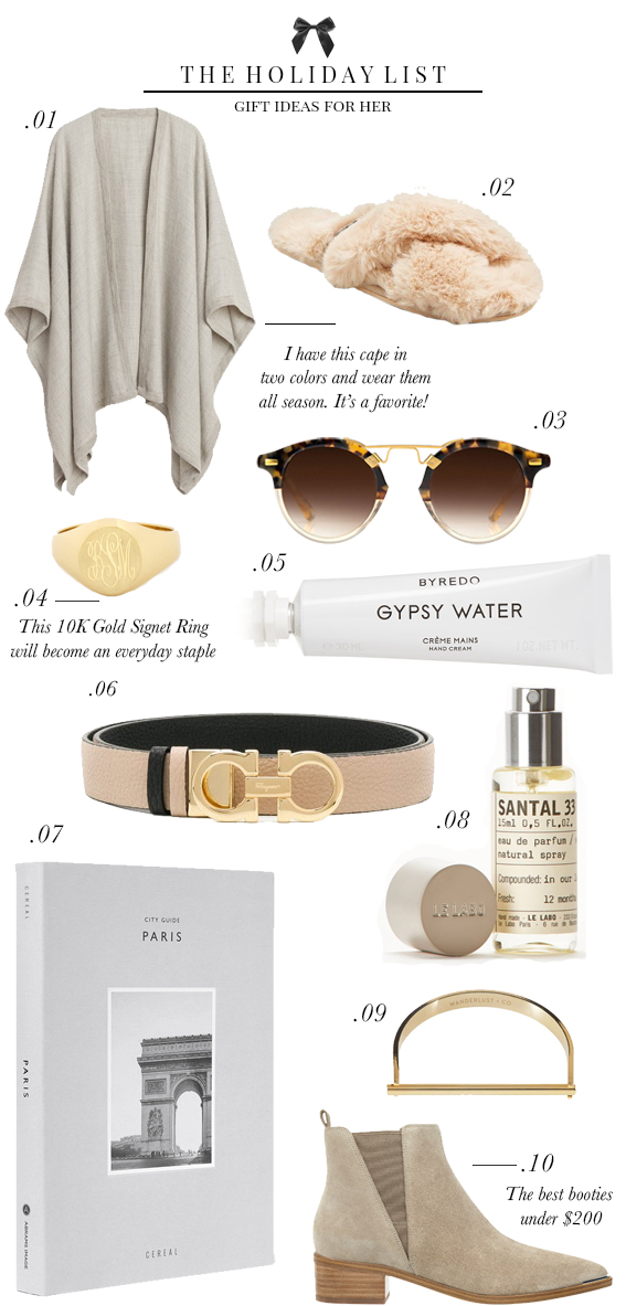 The Holiday List: Gifts For Her