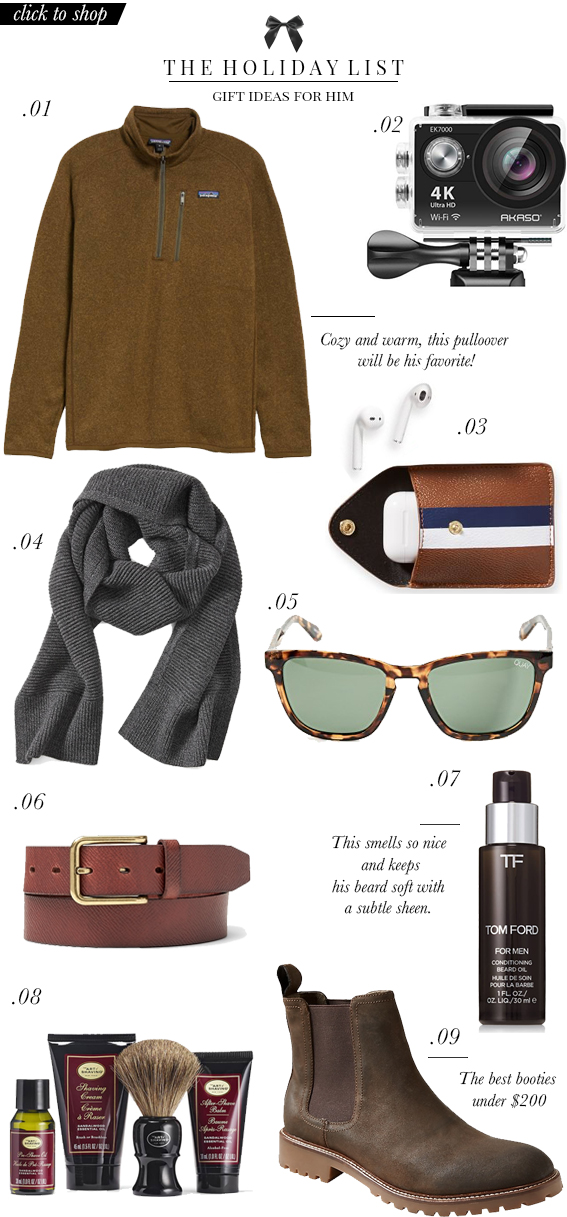 The Holiday List: Gifts For Him