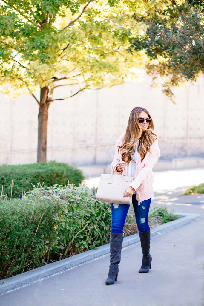 Fringed Cardigan