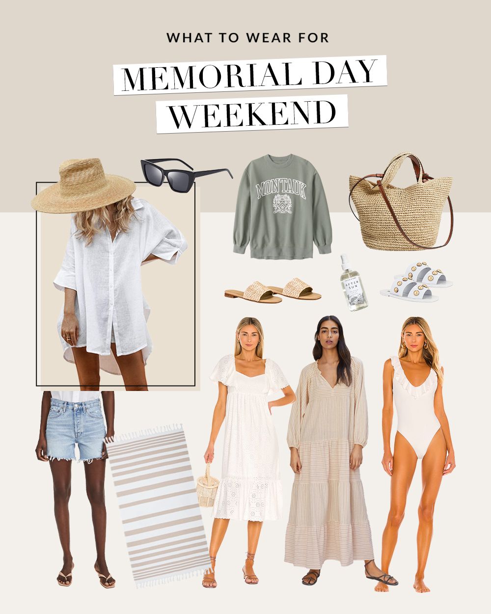 What to Wear + Pack for Memorial Day Weekend