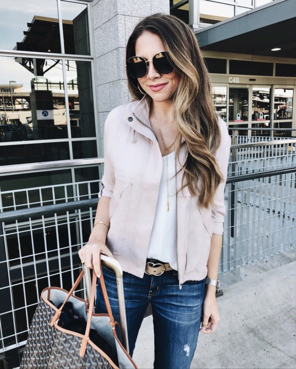 Blush Jacket for Travel