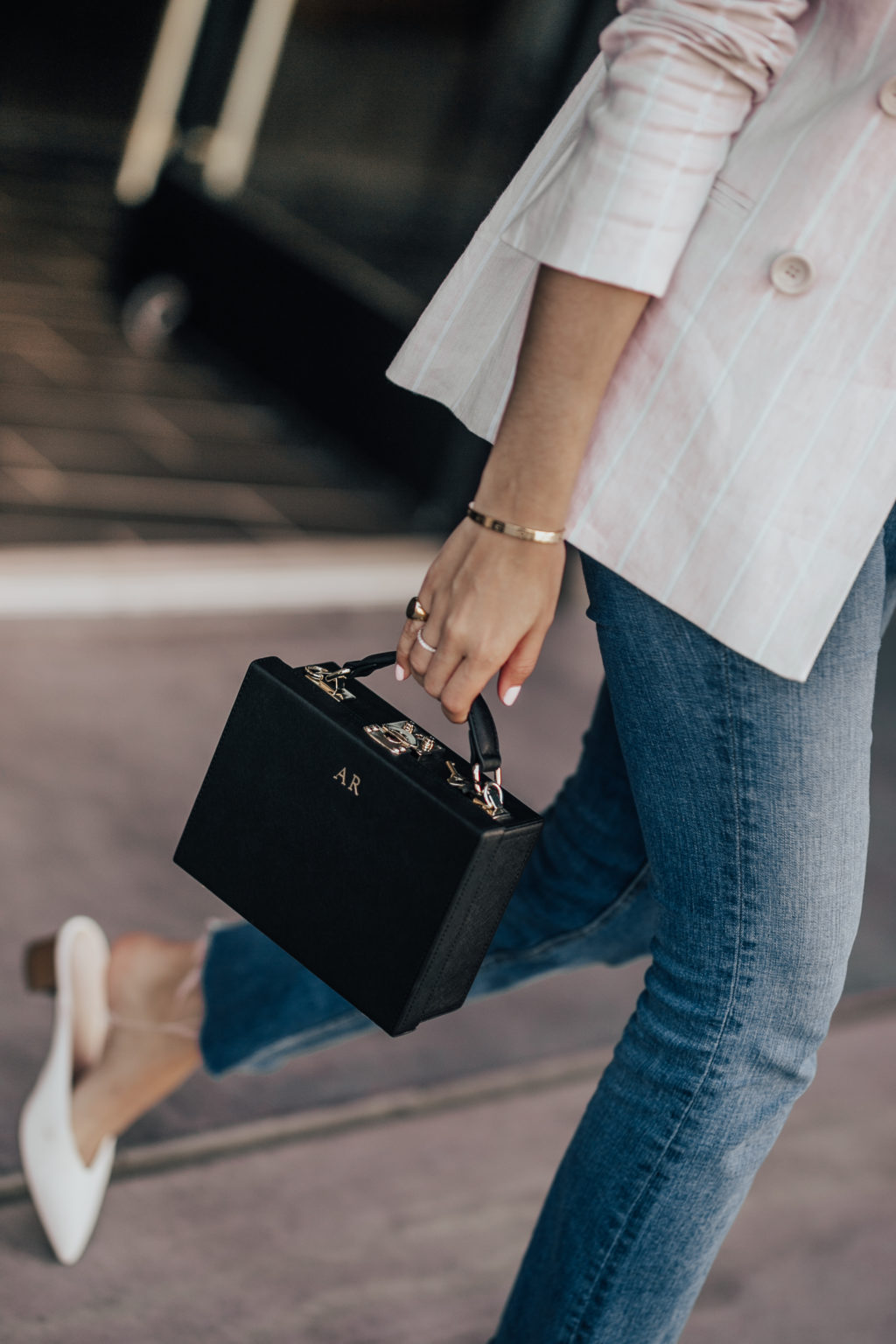 The Daily Edited Leather Box Bag