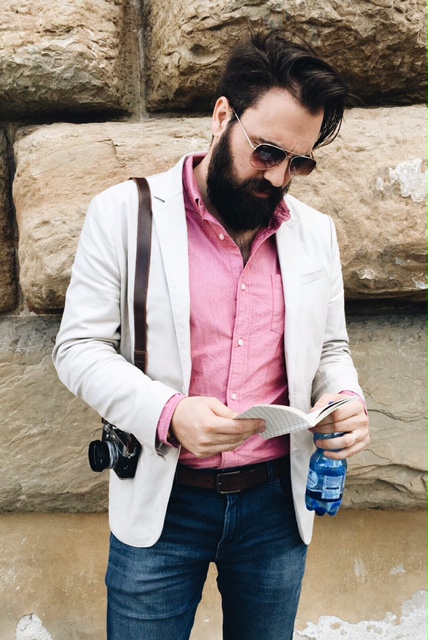 Men's Blazer with Beard 